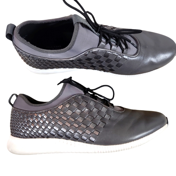 COLE HAAN, Studio Grand, women's Gray Leather casual shoes, Sz 8B - Picture 2 of 9